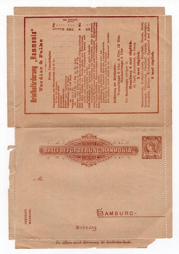 Stadtpost hamburg ränder - , k1