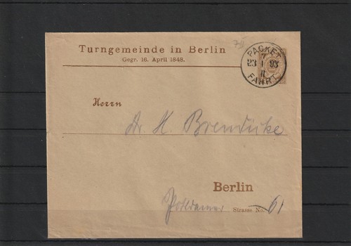 Privatpost stadtpost ganzsache - stadtpost,