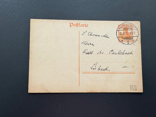 Postkarte germania dr - dr,