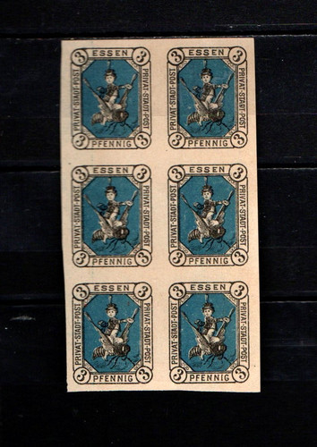 Stadtpost essen 6er block 1887 - 6er,