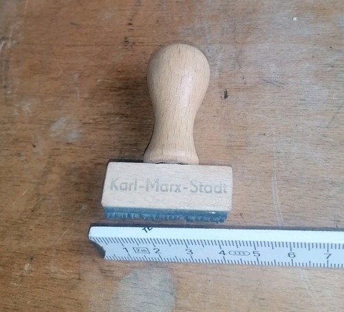 Ddr stempel karl marx - ddr,