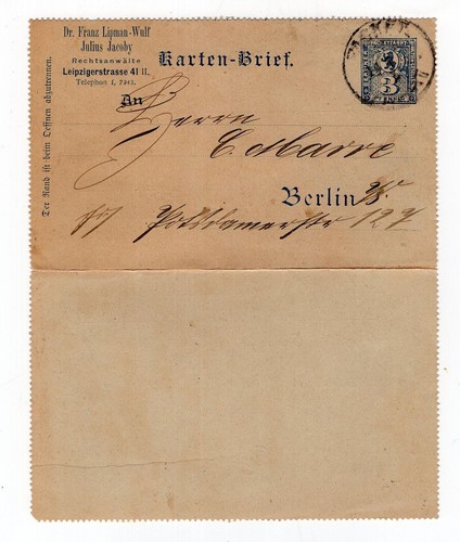 Stadtpost berlin k19 mit - berlin,