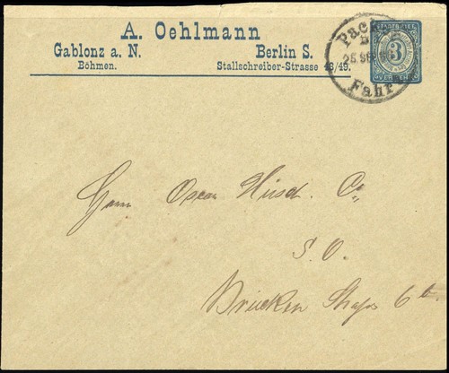 Deutsches reich stadtpost pu - stadtpost,,