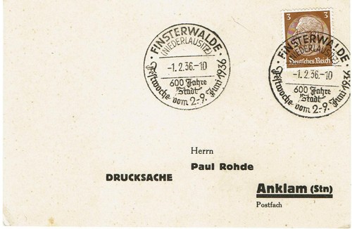 Finsterwalde postkarte mit - finsterwalde,