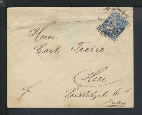 Brief stadtpost privatpost - brief,