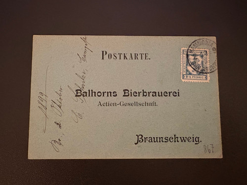 Stadtpost bestellpostkarte - stadtpost, bs