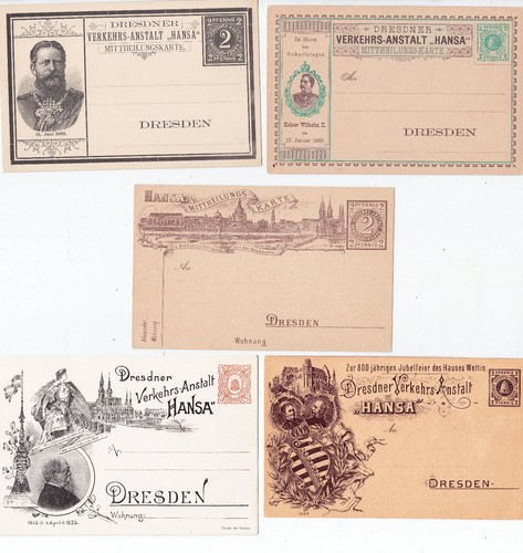 Dresden stadtpost 1888 - ,