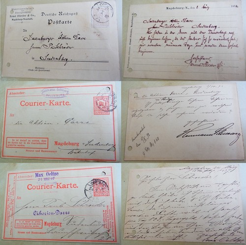 Privatpost magdeburg 1892 - privatpost,