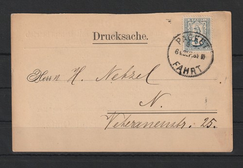 Privatpost stadtpost marke auf - privatpost,