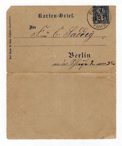 Stadtpost berlin k19 verdruckt - stadtpost,