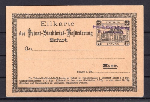 Stadtpost erfurt p12 tadellos - erfurt,