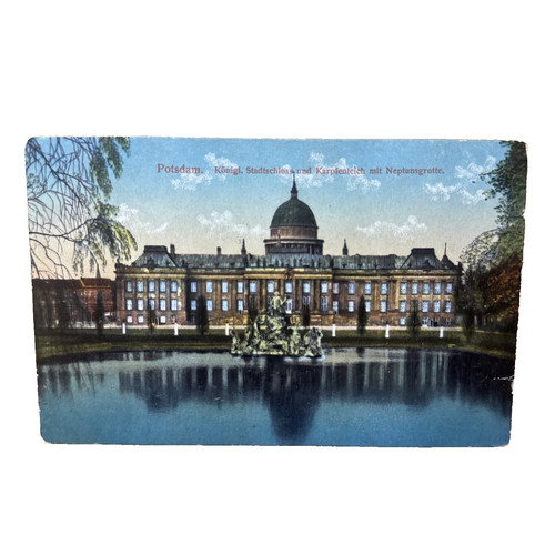 Postkarte potsdam stadtschloss - potsdam,