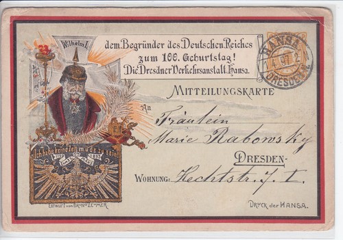 Dresden stadtpost 1897 - dresden,
