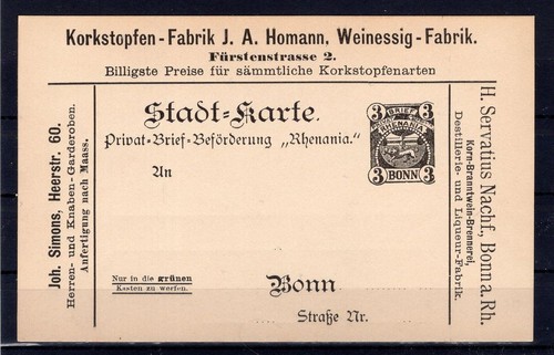 Stadtpost bonn p13 tadellos - bonn, p13/6