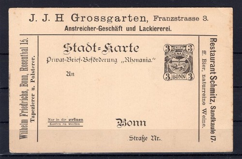 Stadtpost bonn p13 tadellos - stadtpost,