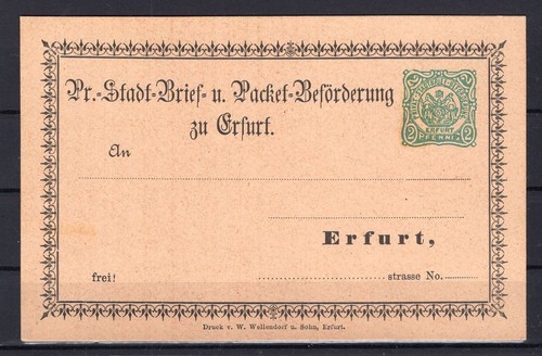Stadtpost erfurt p28 tadellos - erfurt,